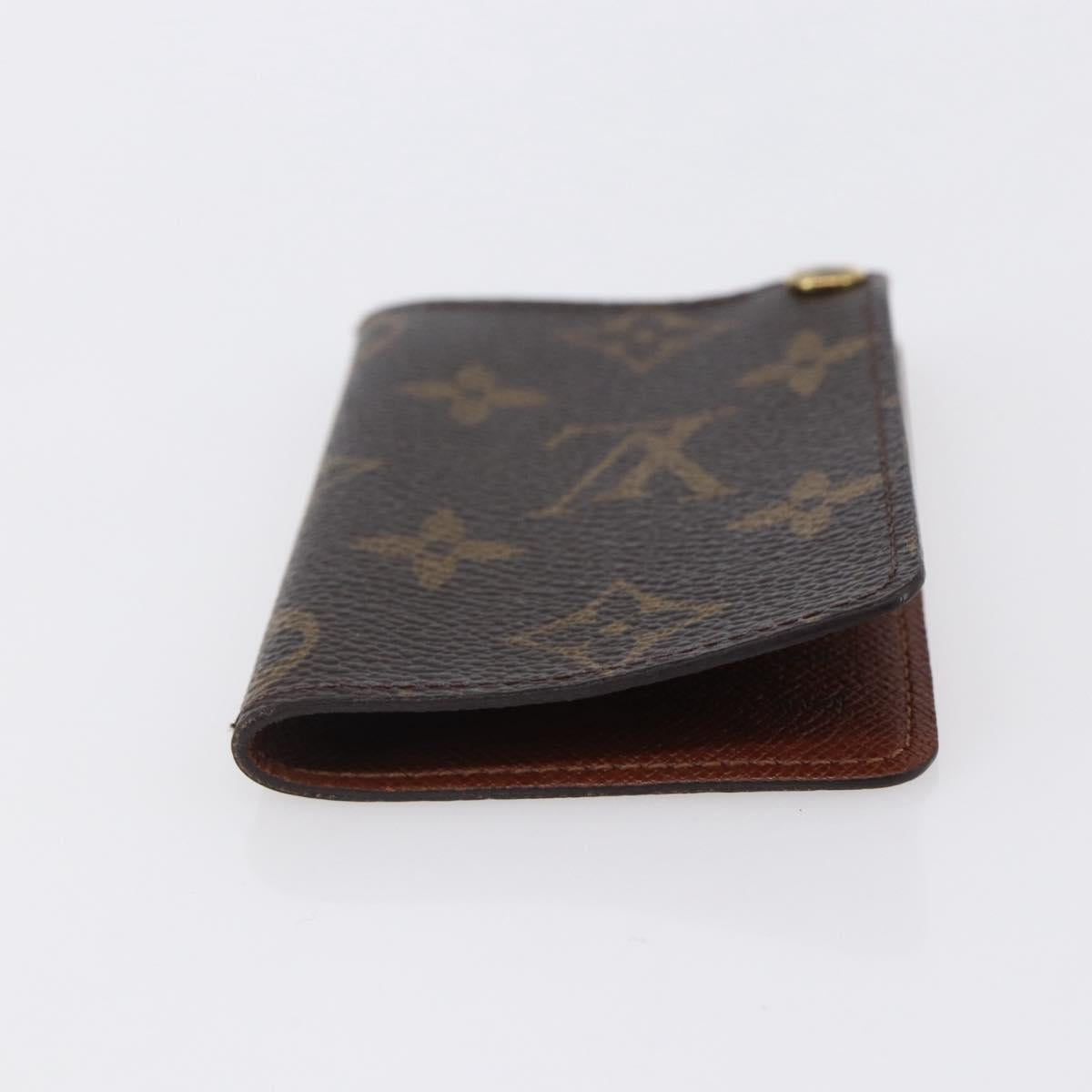 LOUIS VUITTON Monogram Porto Cartes Crdit Pression Card Case M60937 Auth th6543