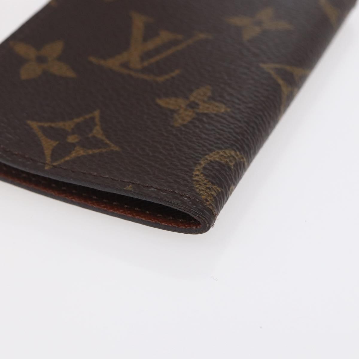 LOUIS VUITTON Monogram Porto Cartes Crdit Pression Card Case M60937 Auth th6543