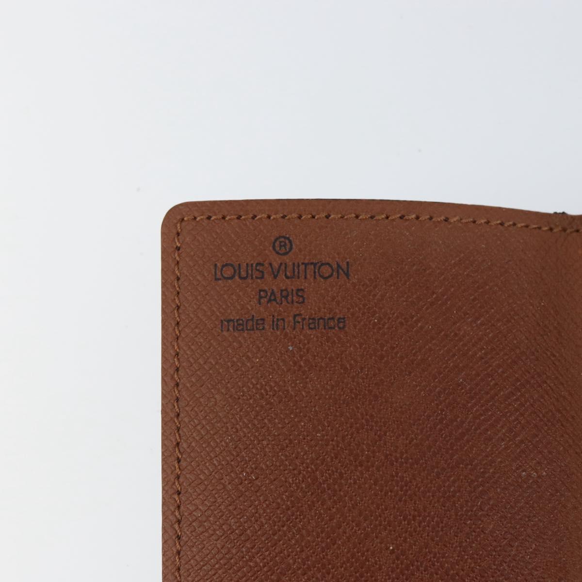 LOUIS VUITTON Monogram Porto Cartes Crdit Pression Card Case M60937 Auth th6544