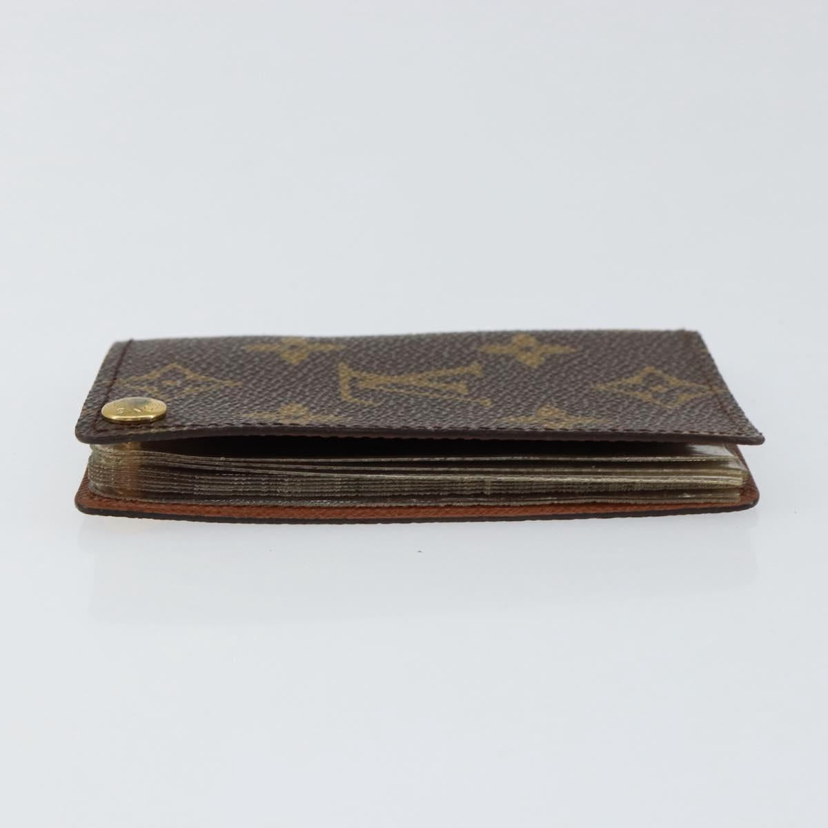 LOUIS VUITTON Monogram Porto Cartes Crdit Pression Card Case M60937 Auth th6544