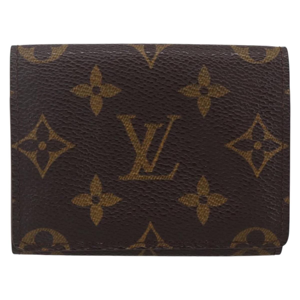 LOUIS VUITTON Monogram Anvelop Cult De Vuitto Card Case M62920 LV Auth th6545
