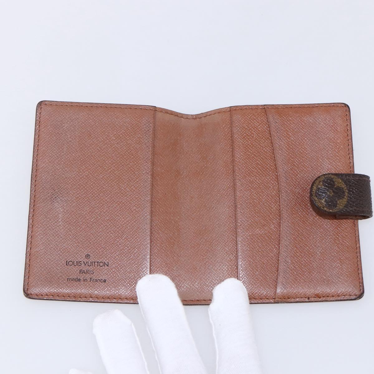 LOUIS VUITTON Monogram Agenda Mini Day Planner Cover R20007 LV Auth th6546