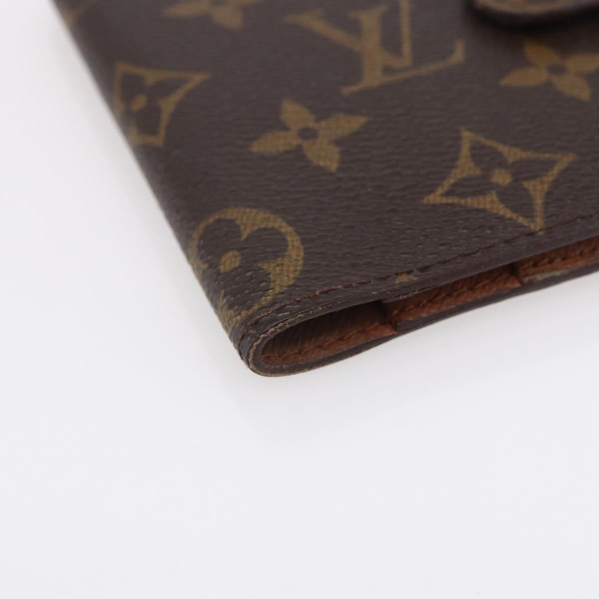 LOUIS VUITTON Monogram Agenda Mini Day Planner Cover R20007 LV Auth th6546