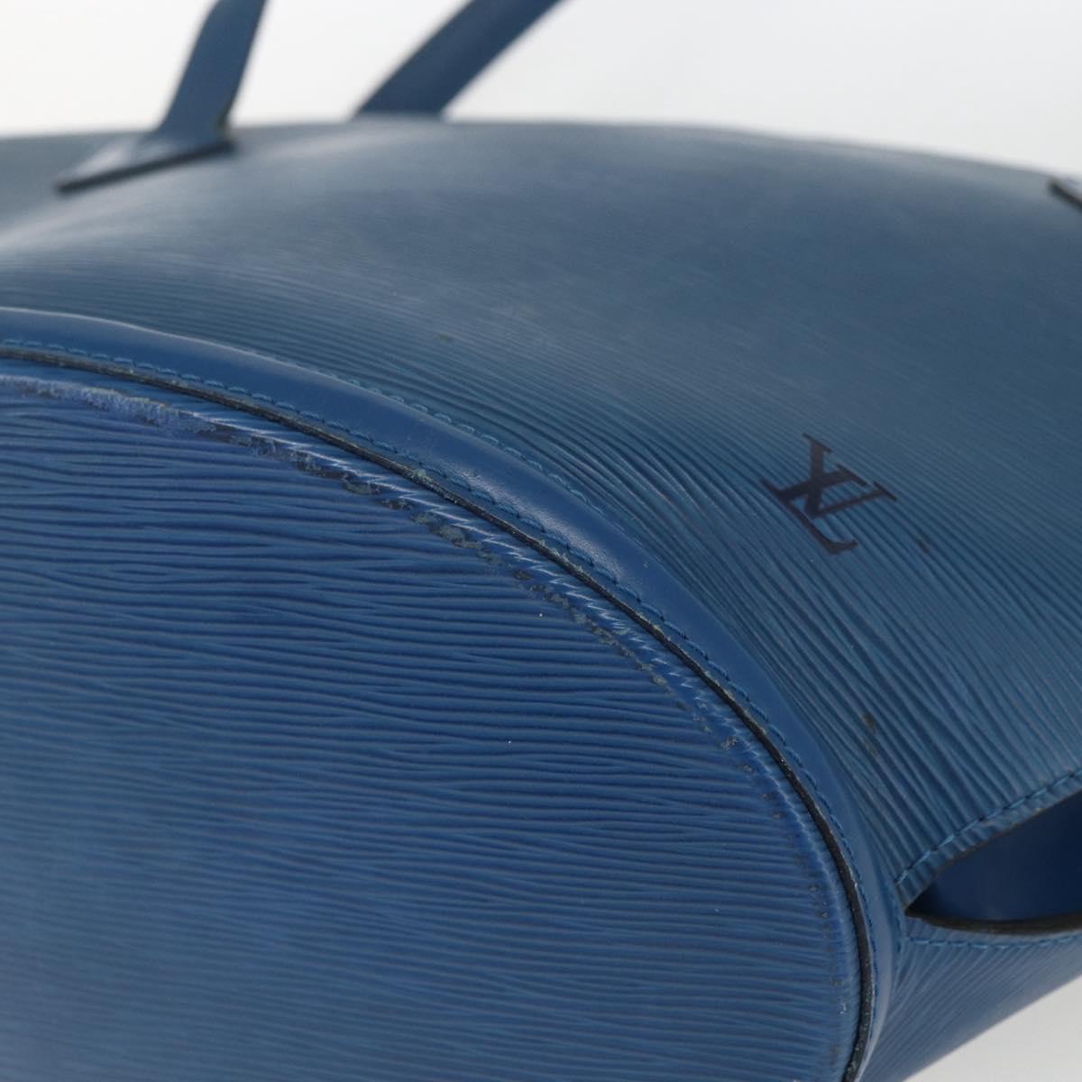 LOUIS VUITTON Epi Saint Jacques Shopping Shoulder Bag Blue M52275 LV Auth th6550