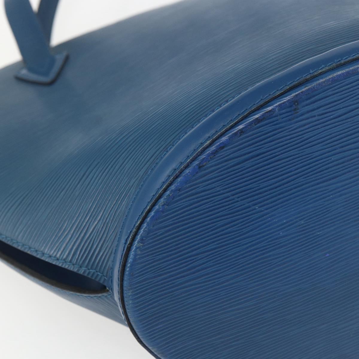 LOUIS VUITTON Epi Saint Jacques Shopping Shoulder Bag Blue M52275 LV Auth th6550