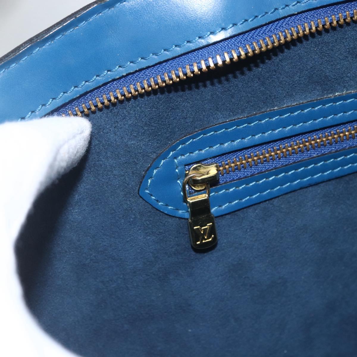 LOUIS VUITTON Epi Saint Jacques Shopping Shoulder Bag Blue M52275 LV Auth th6550