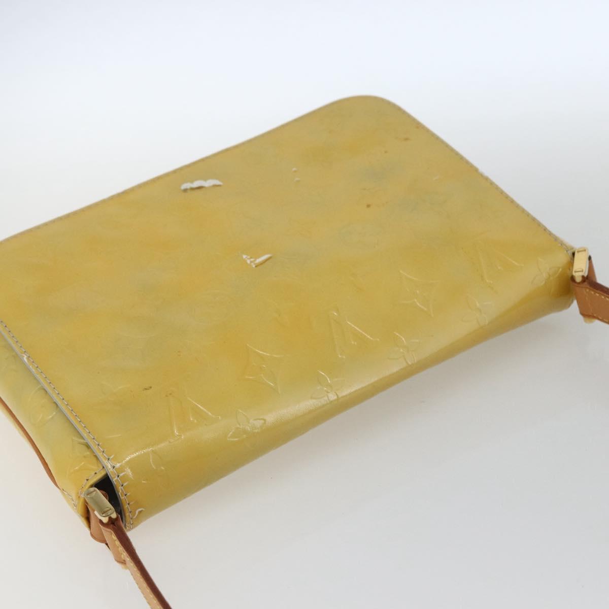 LOUIS VUITTON Monogram Vernis Thompson Street Bag Gris M91008 LV Auth th6553