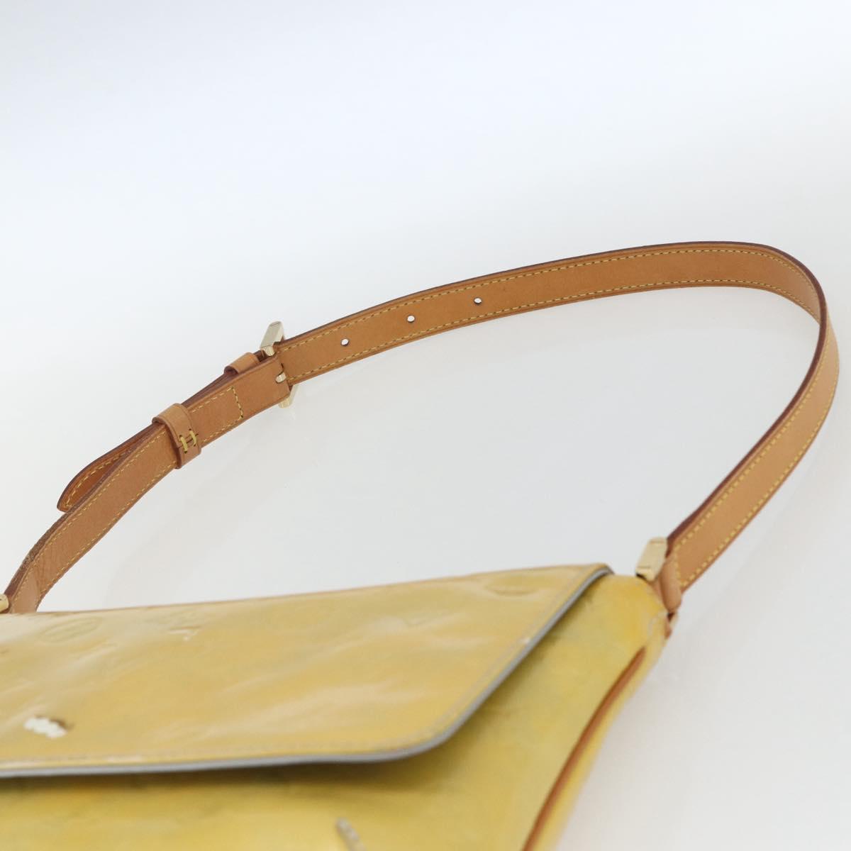 LOUIS VUITTON Monogram Vernis Thompson Street Bag Gris M91008 LV Auth th6553