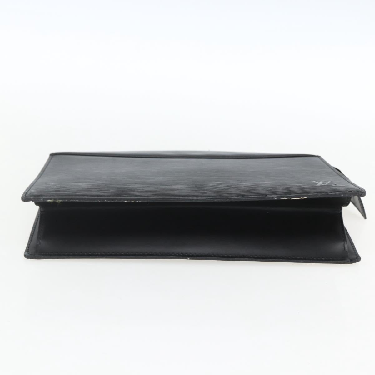 LOUIS VUITTON Epi Trousse Crete Pouch Black M48402 LV Auth th6556