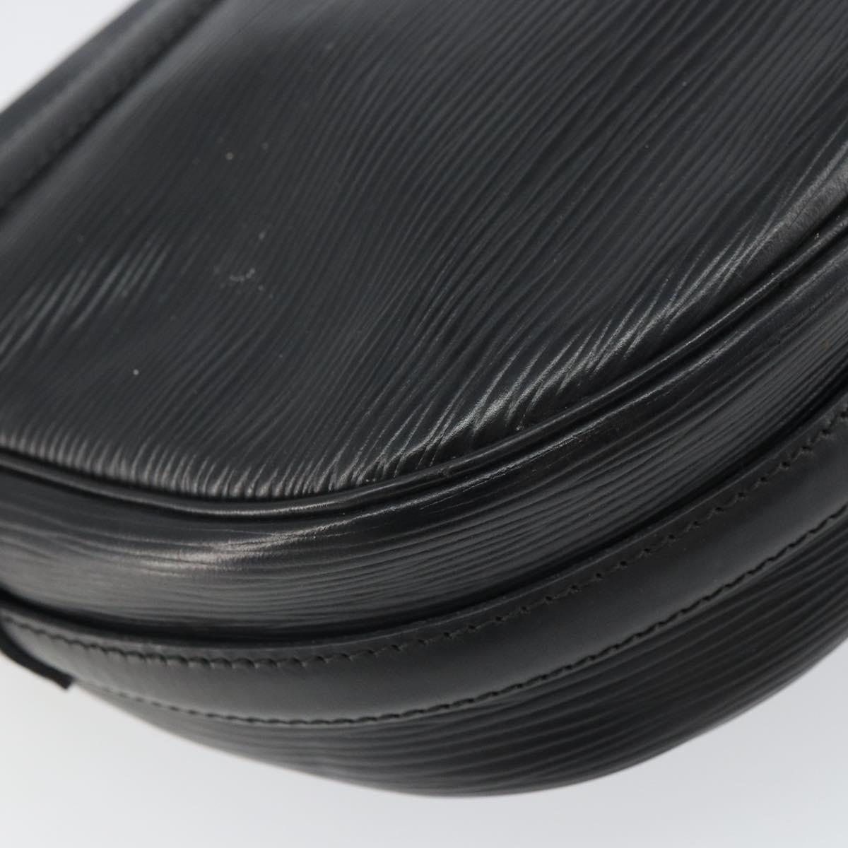 LOUIS VUITTON Epi Jeune Fille MM Shoulder Bag Black M52152 LV Auth th6558