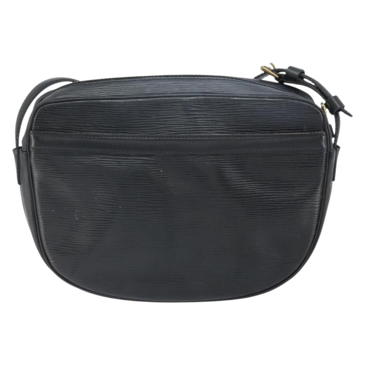 LOUIS VUITTON Epi Jeune Fille MM Shoulder Bag Black M52152 LV Auth th6558