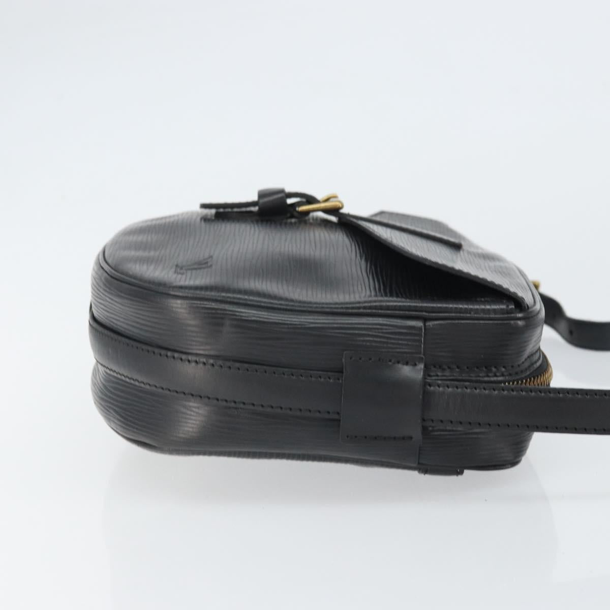 LOUIS VUITTON Epi Jeune Fille MM Shoulder Bag Black M52152 LV Auth th6558