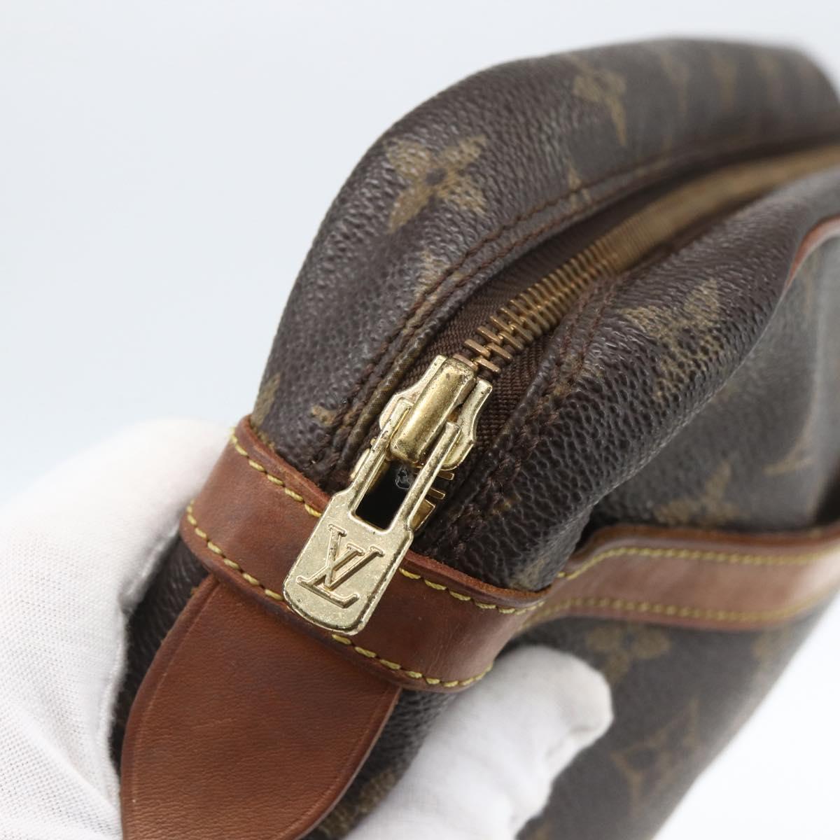 LOUIS VUITTON Monogram Compiegne 28 Clutch Bag M51845 LV Auth th6565