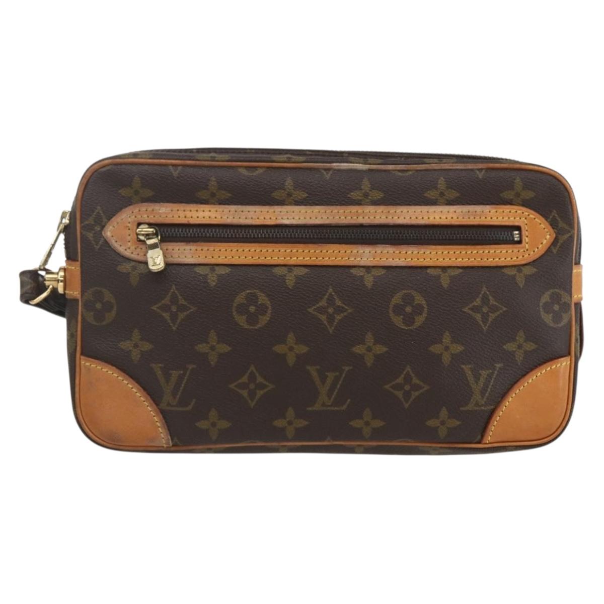 LOUIS VUITTON Monogram Marly Dragonne GM Clutch Bag M51825 LV Auth th6566