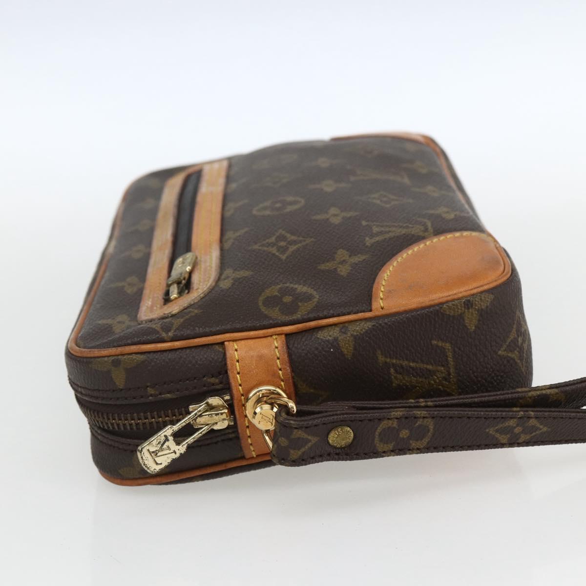 LOUIS VUITTON Monogram Marly Dragonne GM Clutch Bag M51825 LV Auth th6566