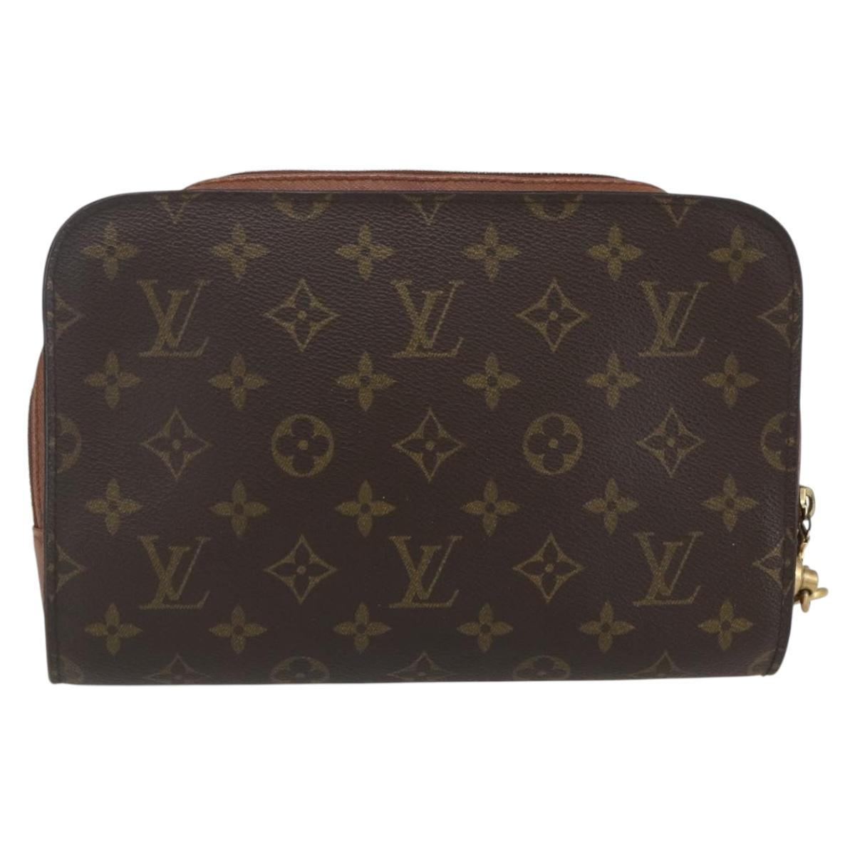 LOUIS VUITTON Monogram Orsay Clutch Bag M51790 LV Auth th6568