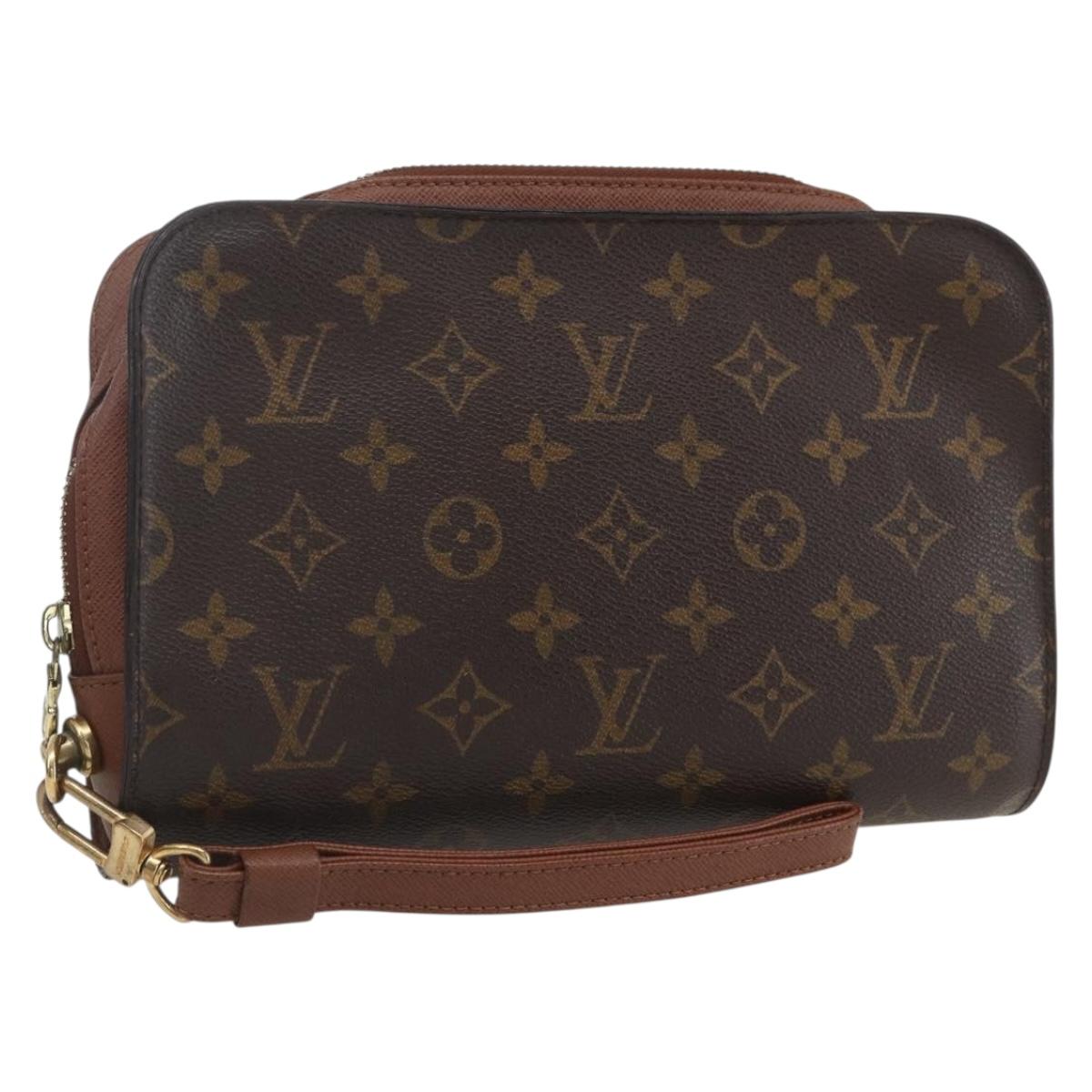 LOUIS VUITTON Monogram Orsay Clutch Bag M51790 LV Auth th6569