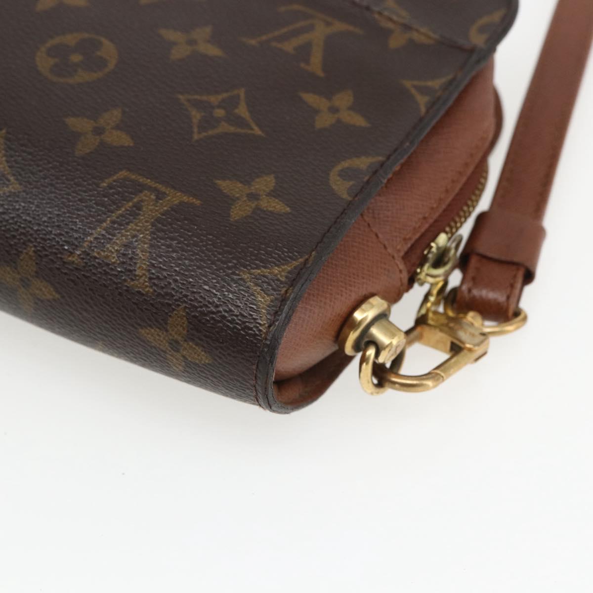 LOUIS VUITTON Monogram Orsay Clutch Bag M51790 LV Auth th6569