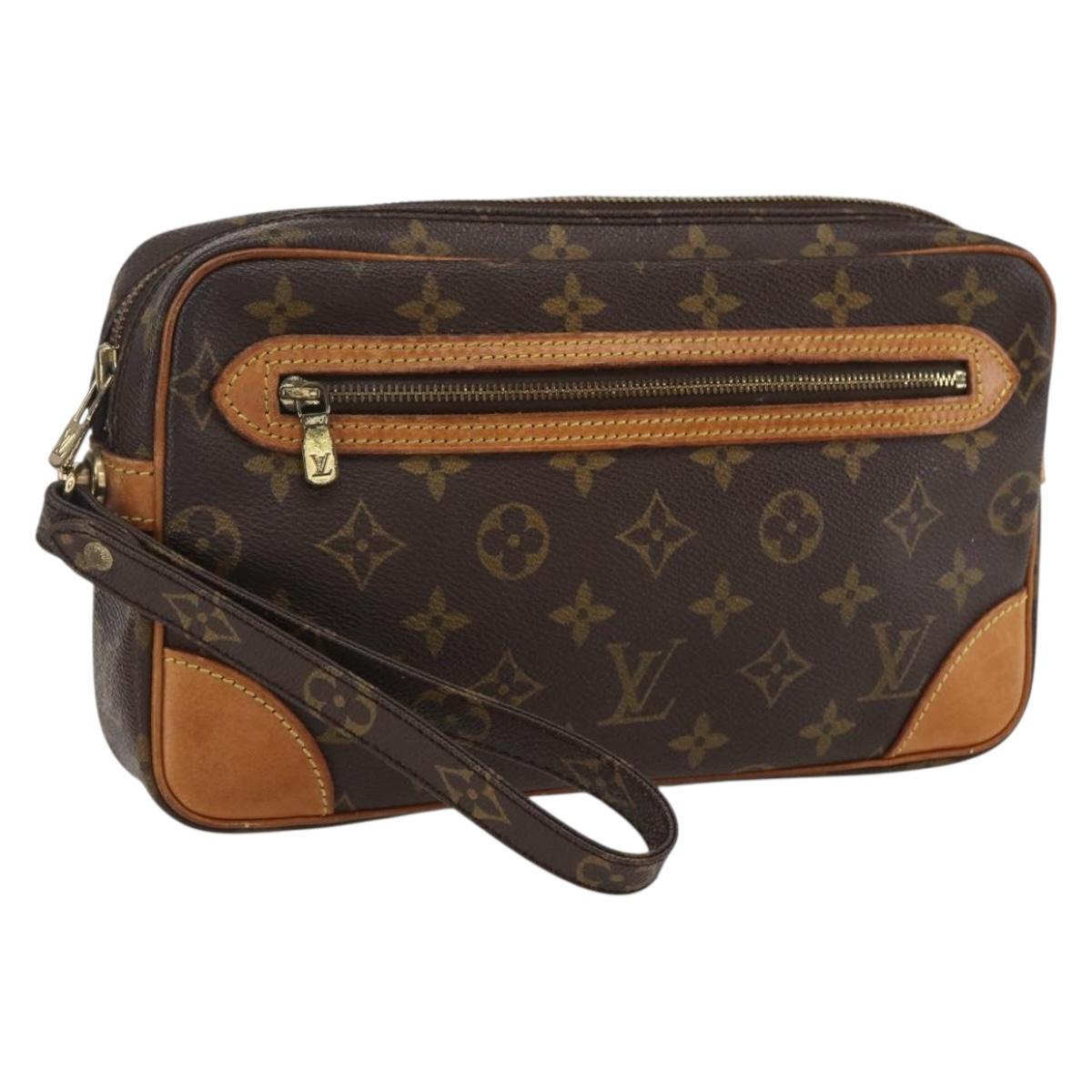 LOUIS VUITTON Monogram Marly Dragonne GM Clutch Bag M51825 LV Auth th6591