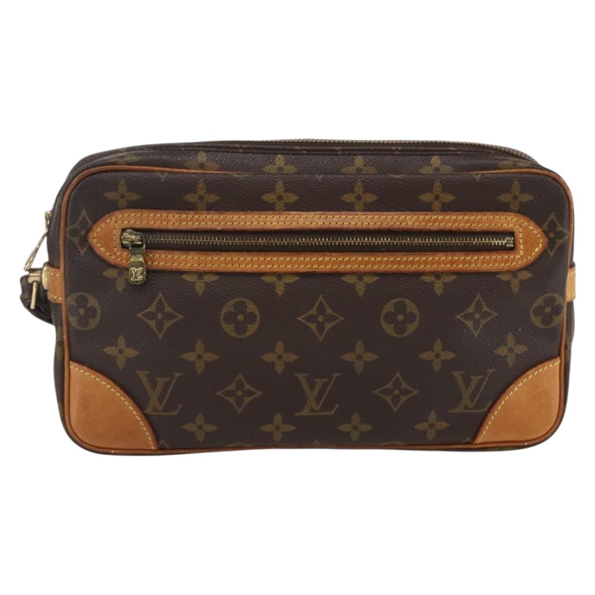 LOUIS VUITTON Monogram Marly Dragonne GM Clutch Bag M51825 LV Auth th6591