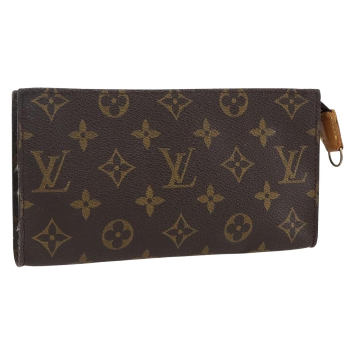 LOUIS VUITTON Monogram Bucket GM Accessory Pouch LV Auth th6598