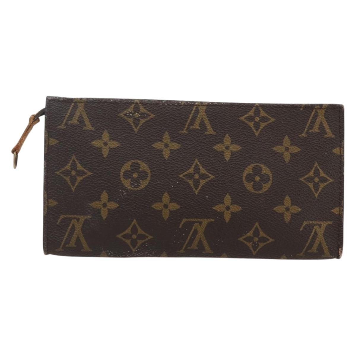 LOUIS VUITTON Monogram Bucket GM Accessory Pouch LV Auth th6598