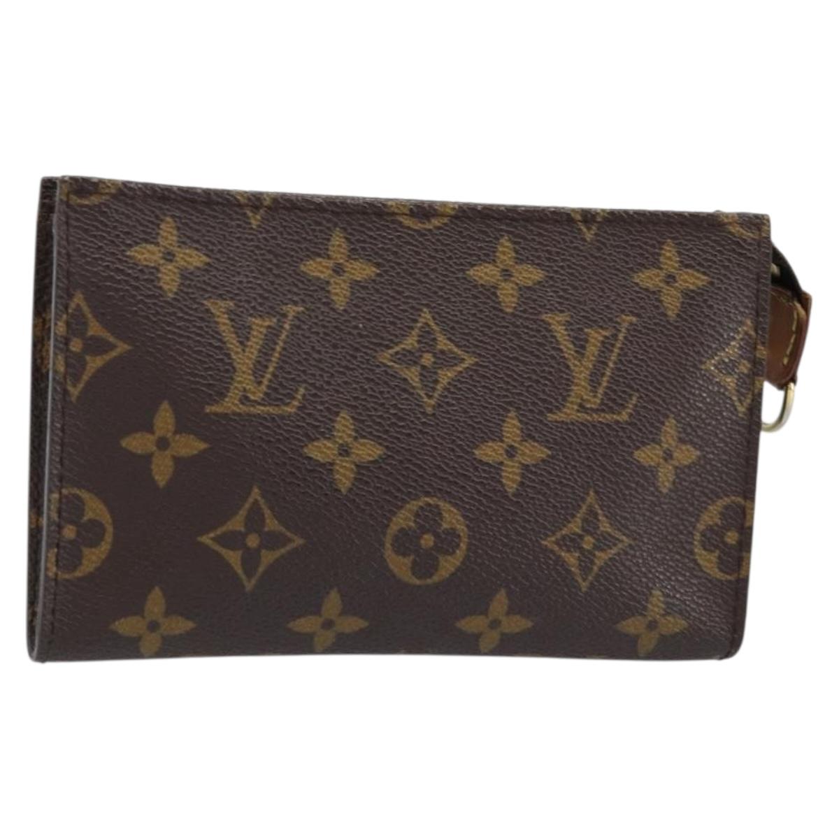 LOUIS VUITTON Monogram Bucket PM Accessory Pouch LV Auth th6599
