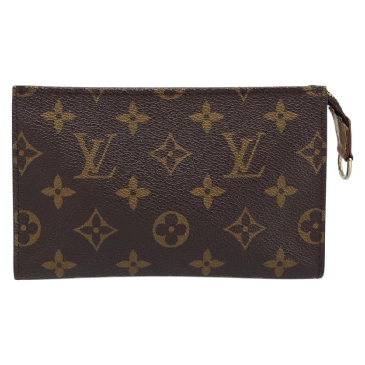 LOUIS VUITTON Monogram Bucket PM Accessory Pouch LV Auth th6599