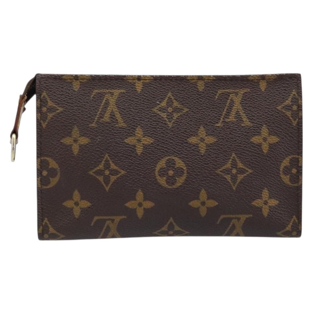 LOUIS VUITTON Monogram Bucket PM Accessory Pouch LV Auth th6599
