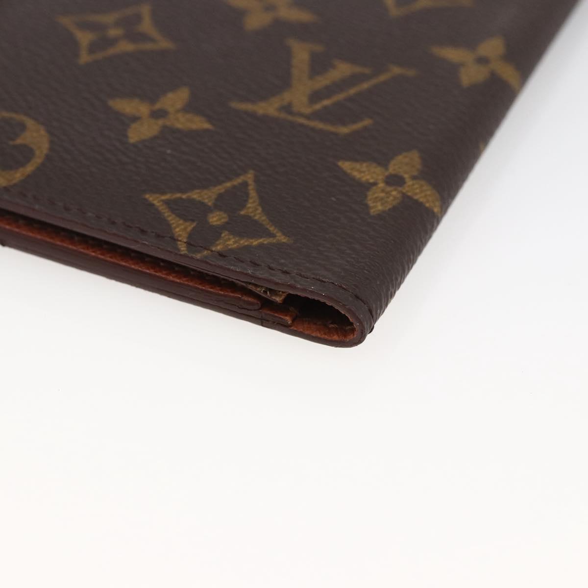 LOUIS VUITTON Monogram Porte Valeurs Cartes Credit Wallet M61823 LV Auth th6612