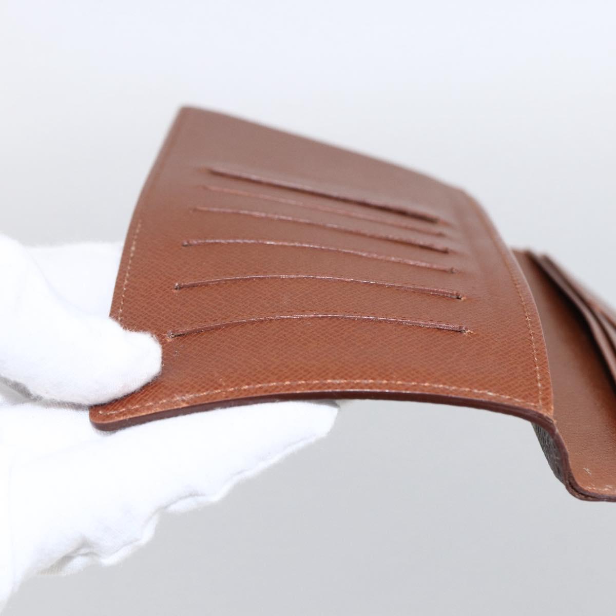 LOUIS VUITTON Monogram Porte Valeurs Cartes Credit Wallet M61823 LV Auth th6612