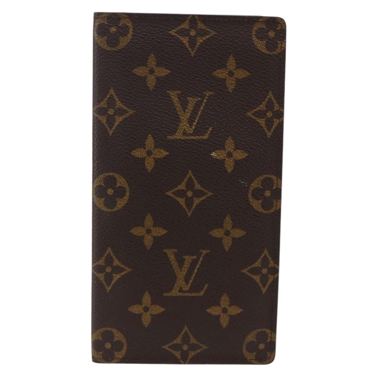 LOUIS VUITTON Monogram Porte Valeurs Cartes Credit Wallet M61823 LV Auth th6612