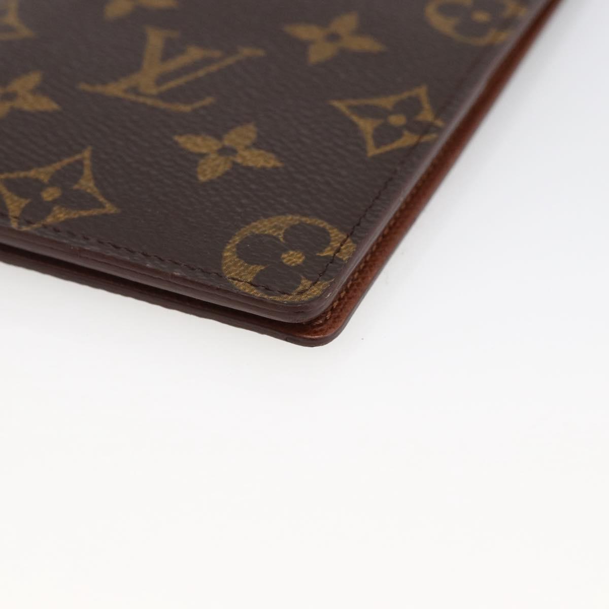 LOUIS VUITTON Monogram Porte Valeurs Cartes Credit Wallet M61823 LV Auth th6612