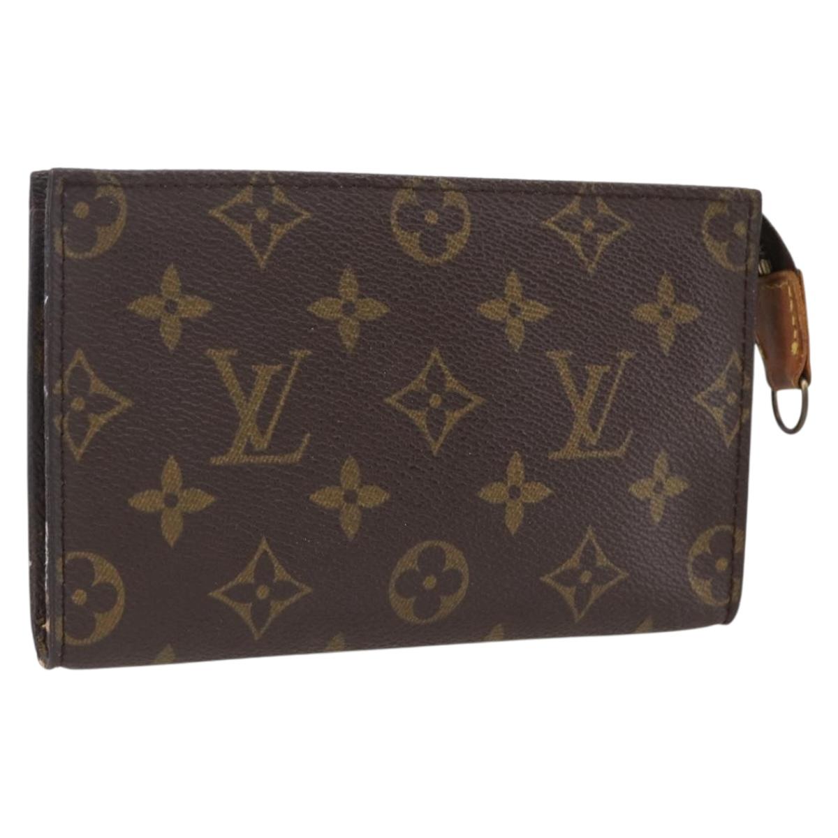 LOUIS VUITTON Monogram Bucket PM Accessory Pouch LV Auth th6618