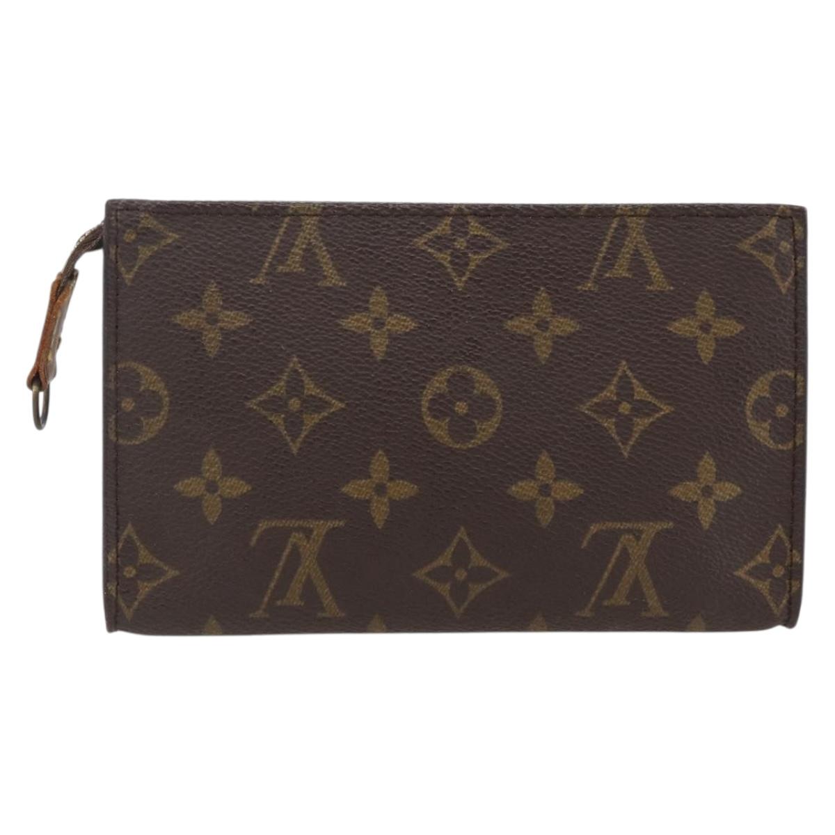 LOUIS VUITTON Monogram Bucket PM Accessory Pouch LV Auth th6618
