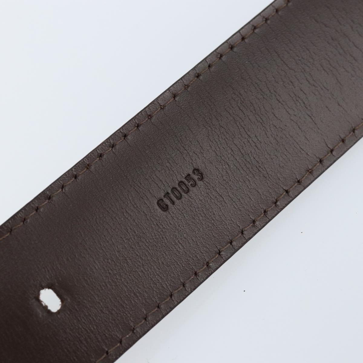 LOUIS VUITTON Epi Ceinture Belt 35.4"" Brown mocha LV Auth th6619