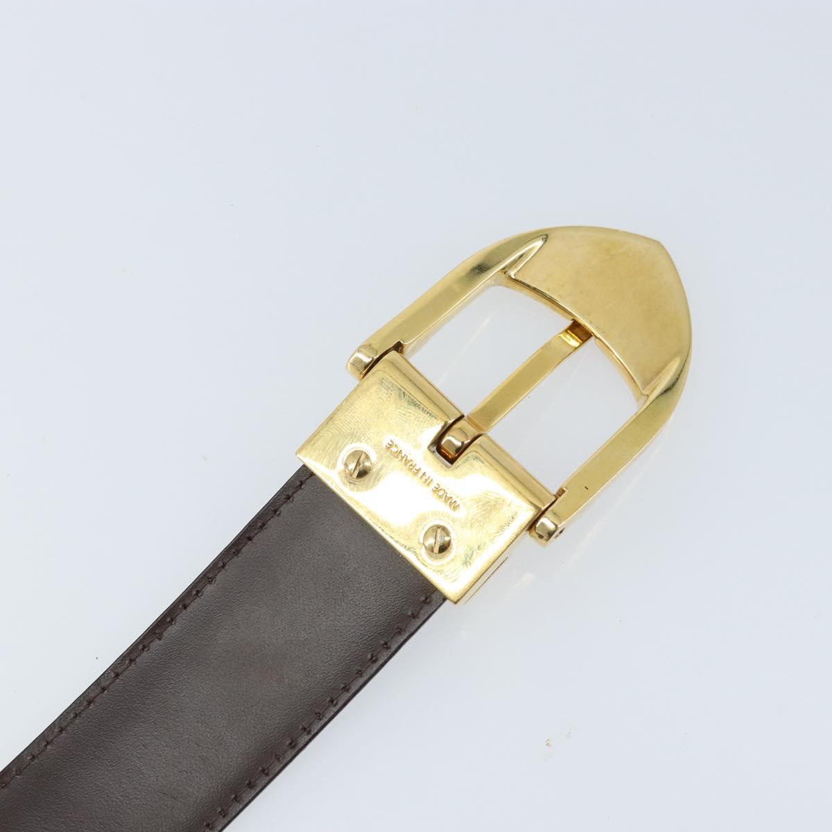 LOUIS VUITTON Epi Ceinture Belt 35.4"" Brown mocha LV Auth th6619