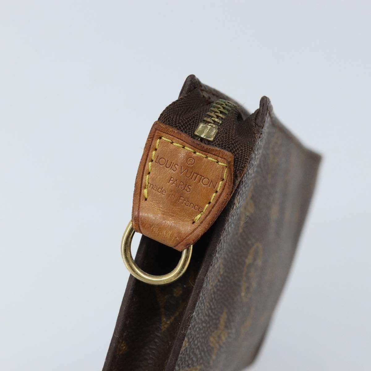 LOUIS VUITTON Monogram Bucket GM Accessory Pouch LV Auth th6620