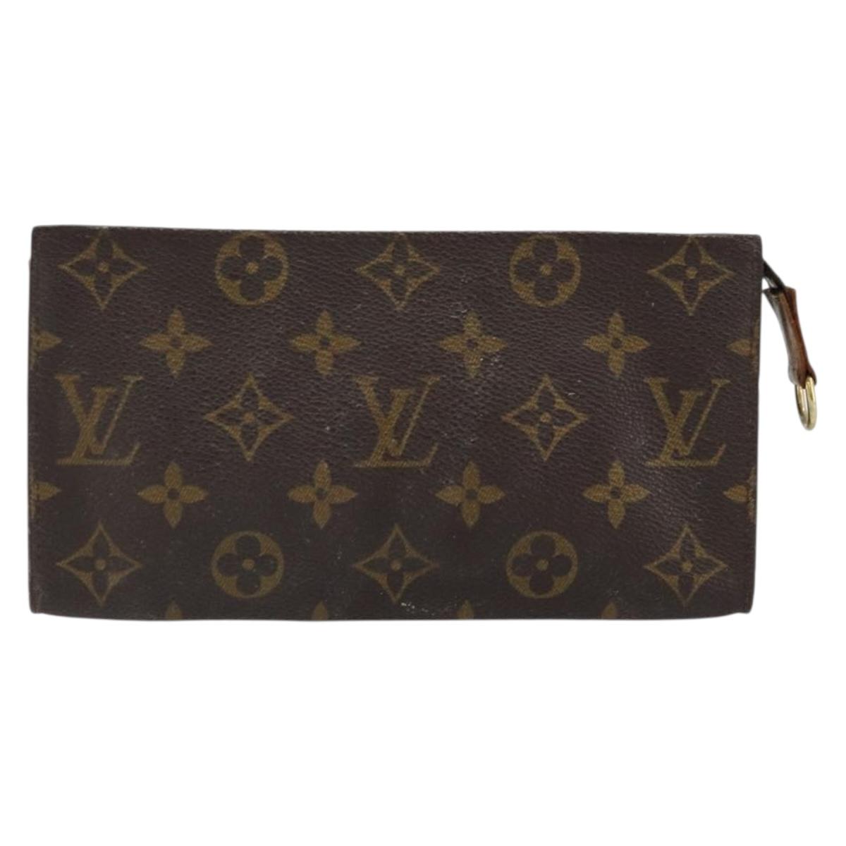 LOUIS VUITTON Monogram Bucket GM Accessory Pouch LV Auth th6620