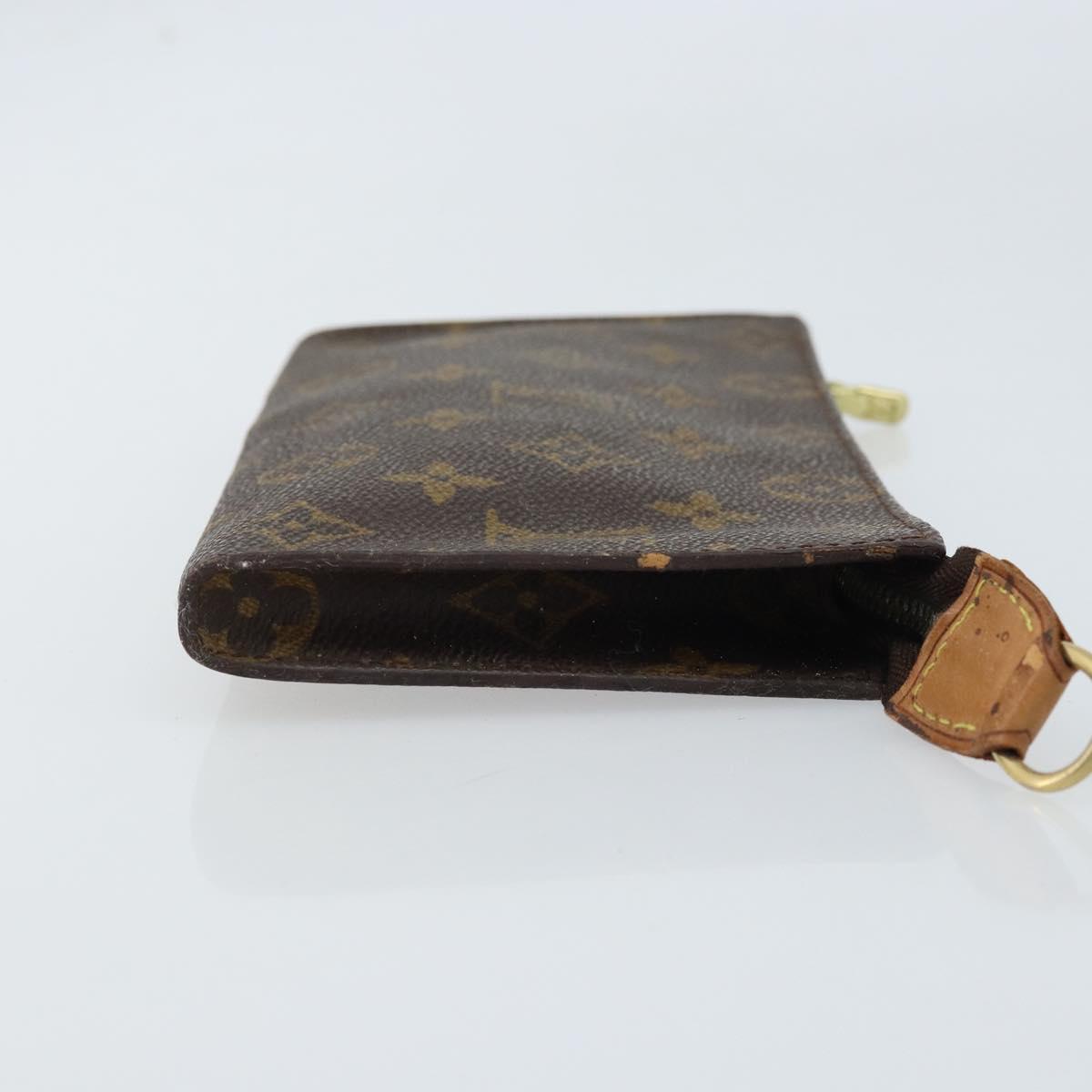 LOUIS VUITTON Monogram Bucket GM Accessory Pouch LV Auth th6620