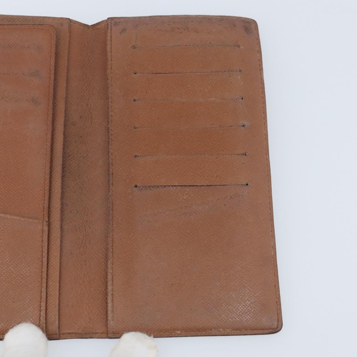 LOUIS VUITTON Monogram Porte Valeurs Cartes Credit Wallet M61823 Auth th6621