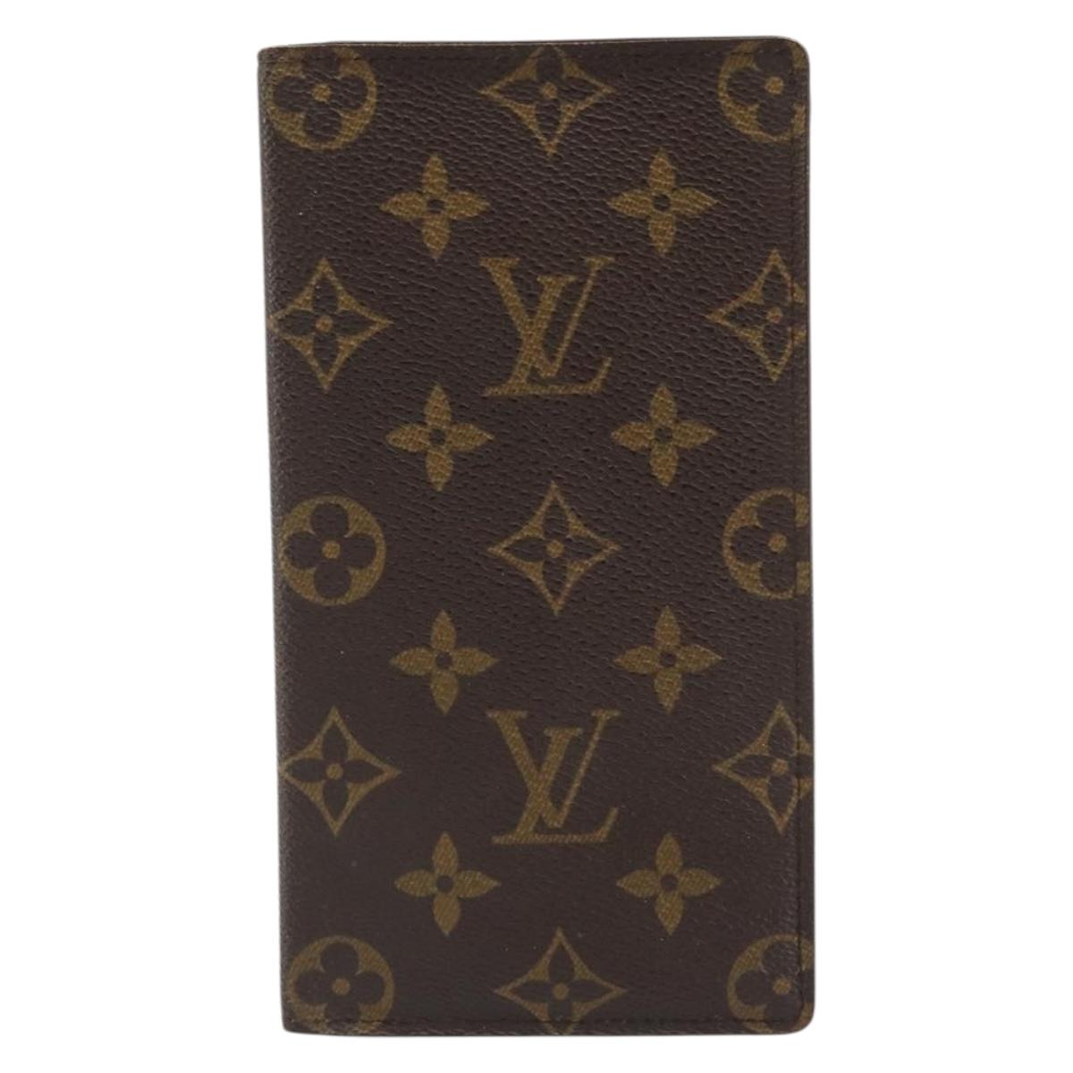 LOUIS VUITTON Monogram Porte Valeurs Cartes Credit Wallet M61823 Auth th6621