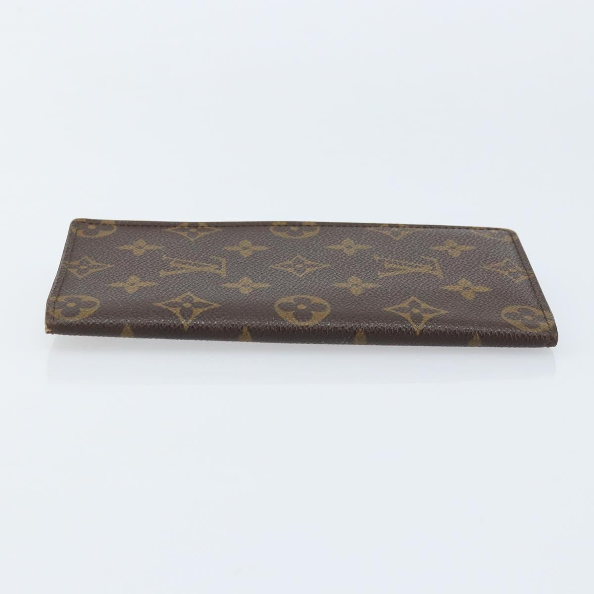 LOUIS VUITTON Monogram Porte Valeurs Cartes Credit Wallet M61823 Auth th6621