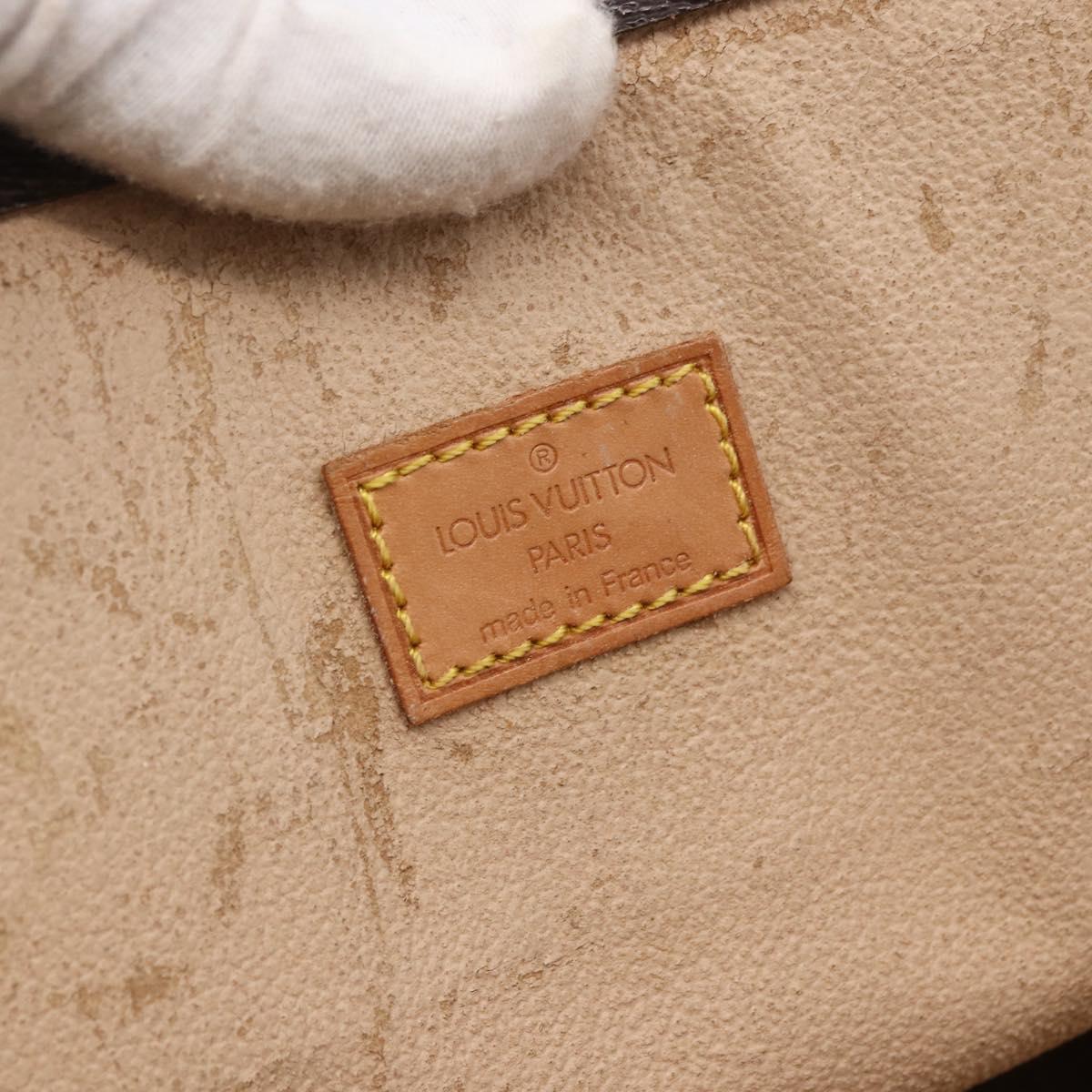 LOUIS VUITTON Monogram Sac Plat Hand Bag M51140 LV Auth th6622