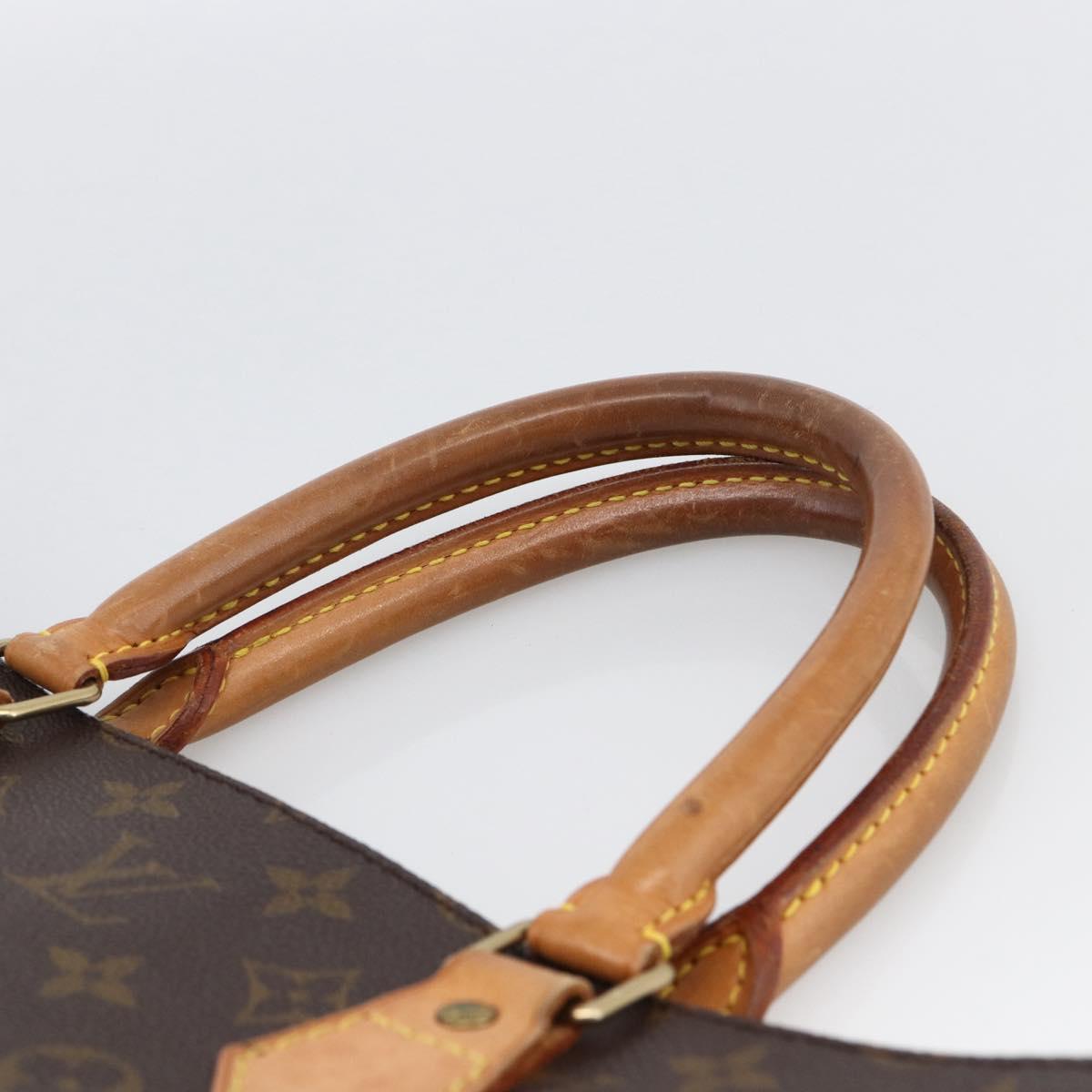 LOUIS VUITTON Monogram Sac Plat Hand Bag M51140 LV Auth th6622
