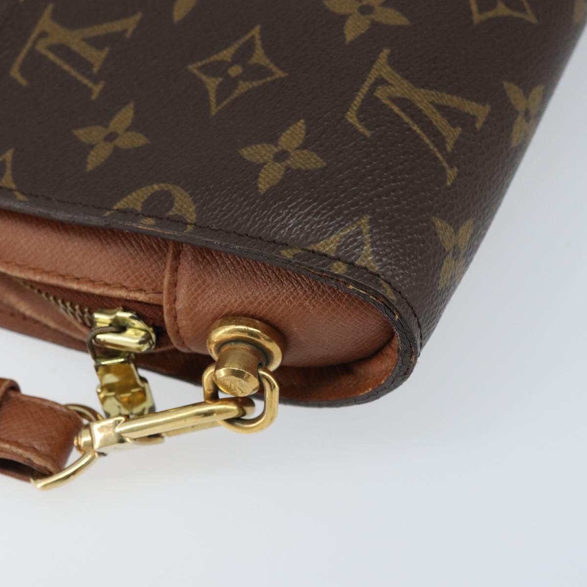 LOUIS VUITTON Monogram Orsay Clutch Bag M51790 LV Auth th6624