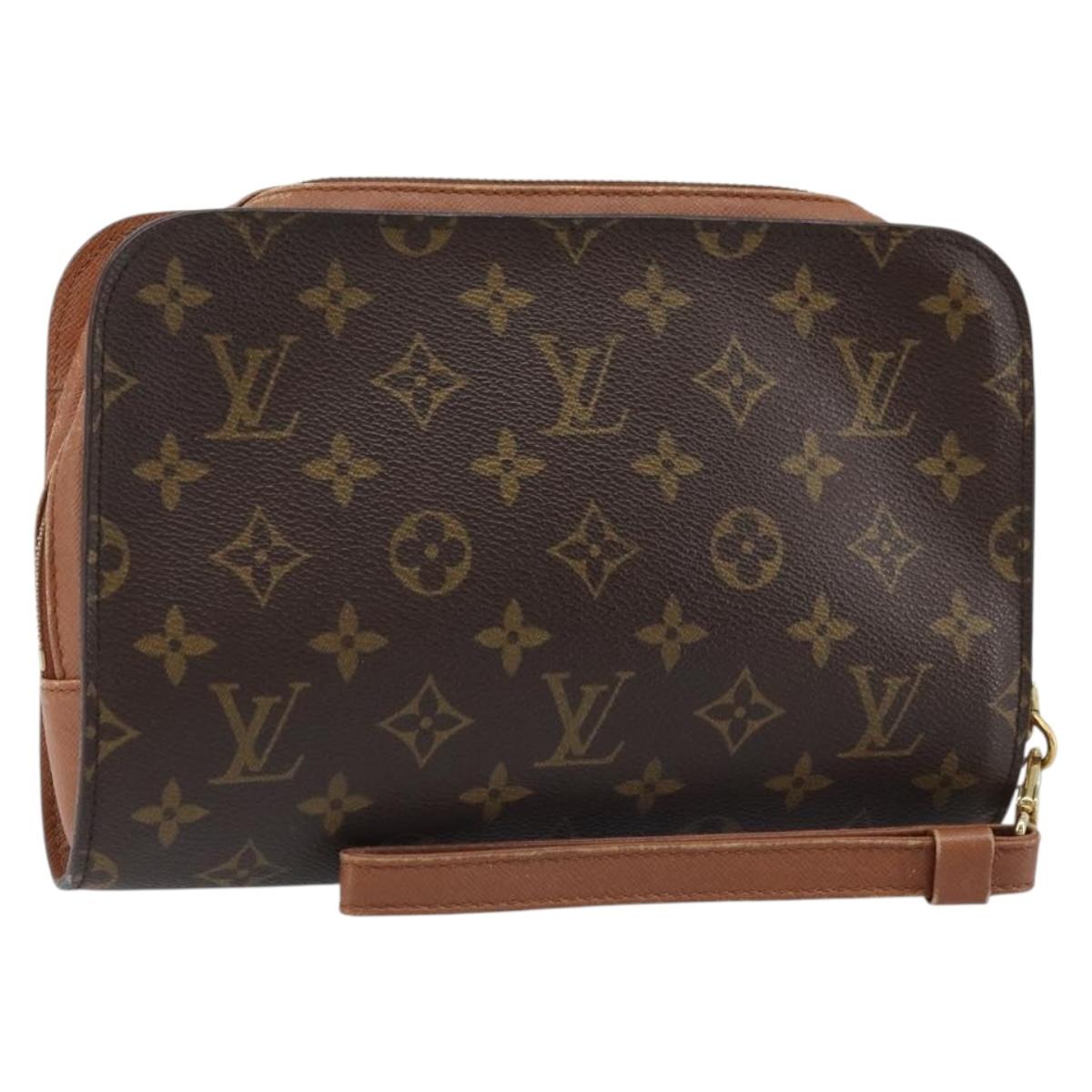 LOUIS VUITTON Monogram Orsay Clutch Bag M51790 LV Auth th6624