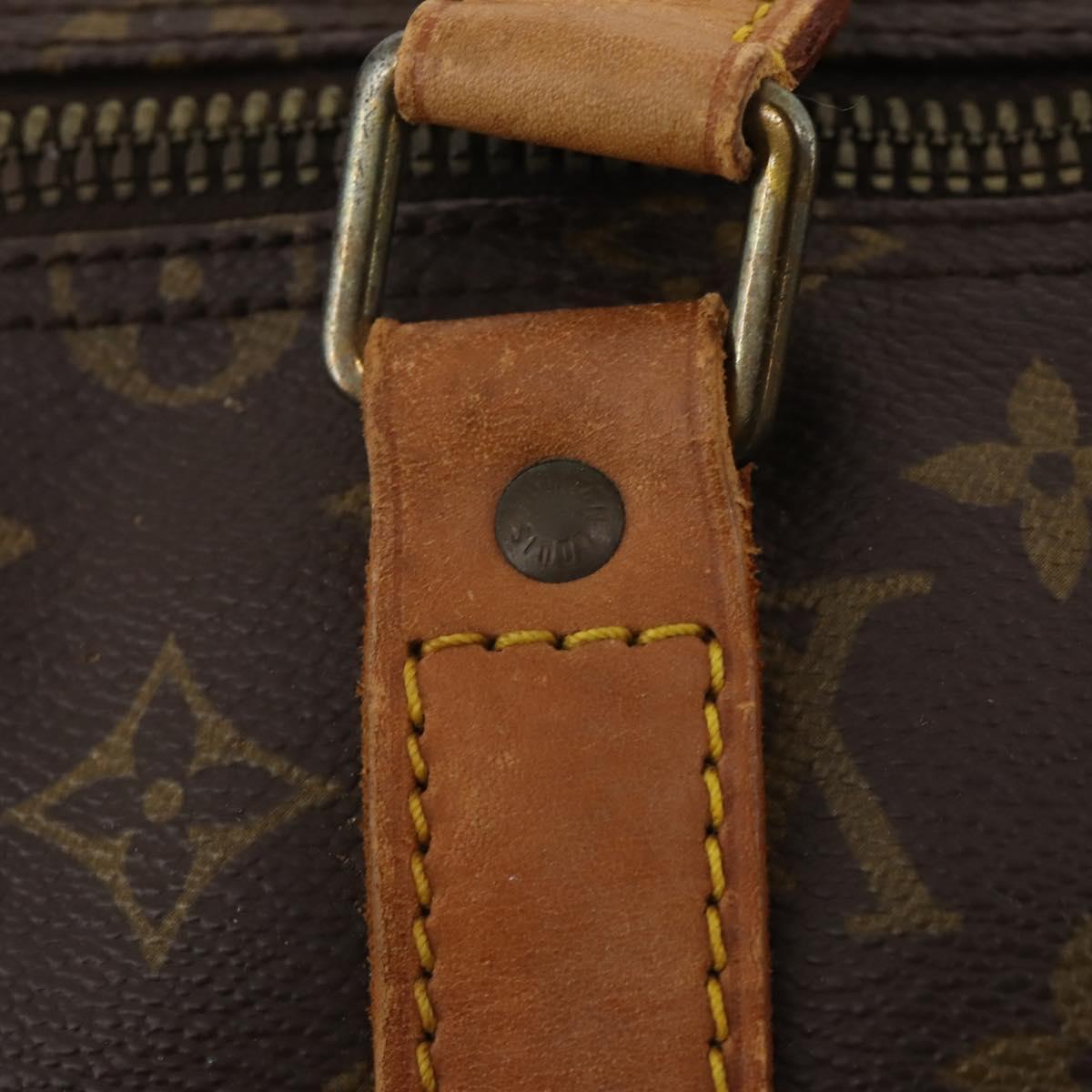 LOUIS VUITTON Monogram Keepall Bandouliere 55 Boston Bag M41414 LV Auth th6635