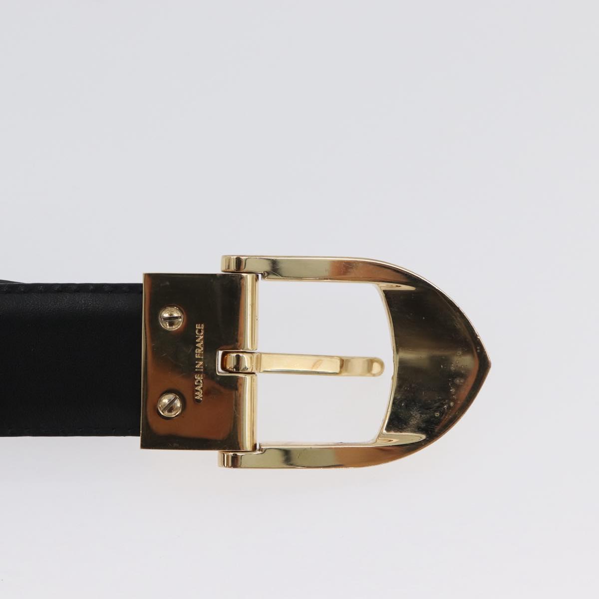 LOUIS VUITTON Epi Ceinture Belt 41.3"" Black LV Auth th6640