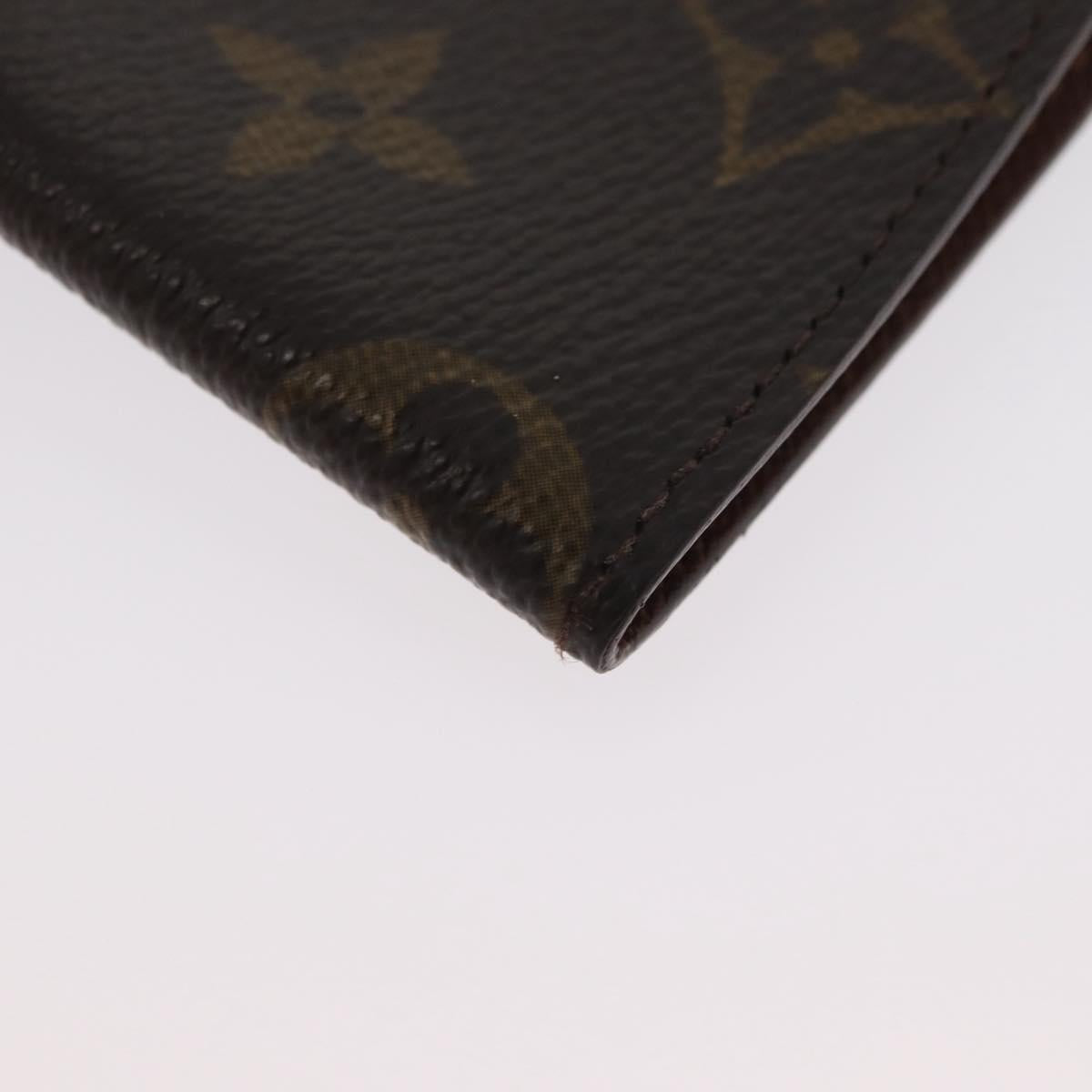 LOUIS VUITTON Monogram Porto Cartes Crdit Pression Card Case M60937 Auth th6641
